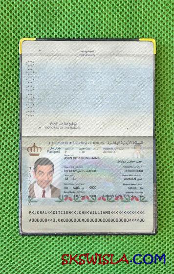 Jordania zdjęcie do paszportu pliki PSD, skan i fotografowany obraz